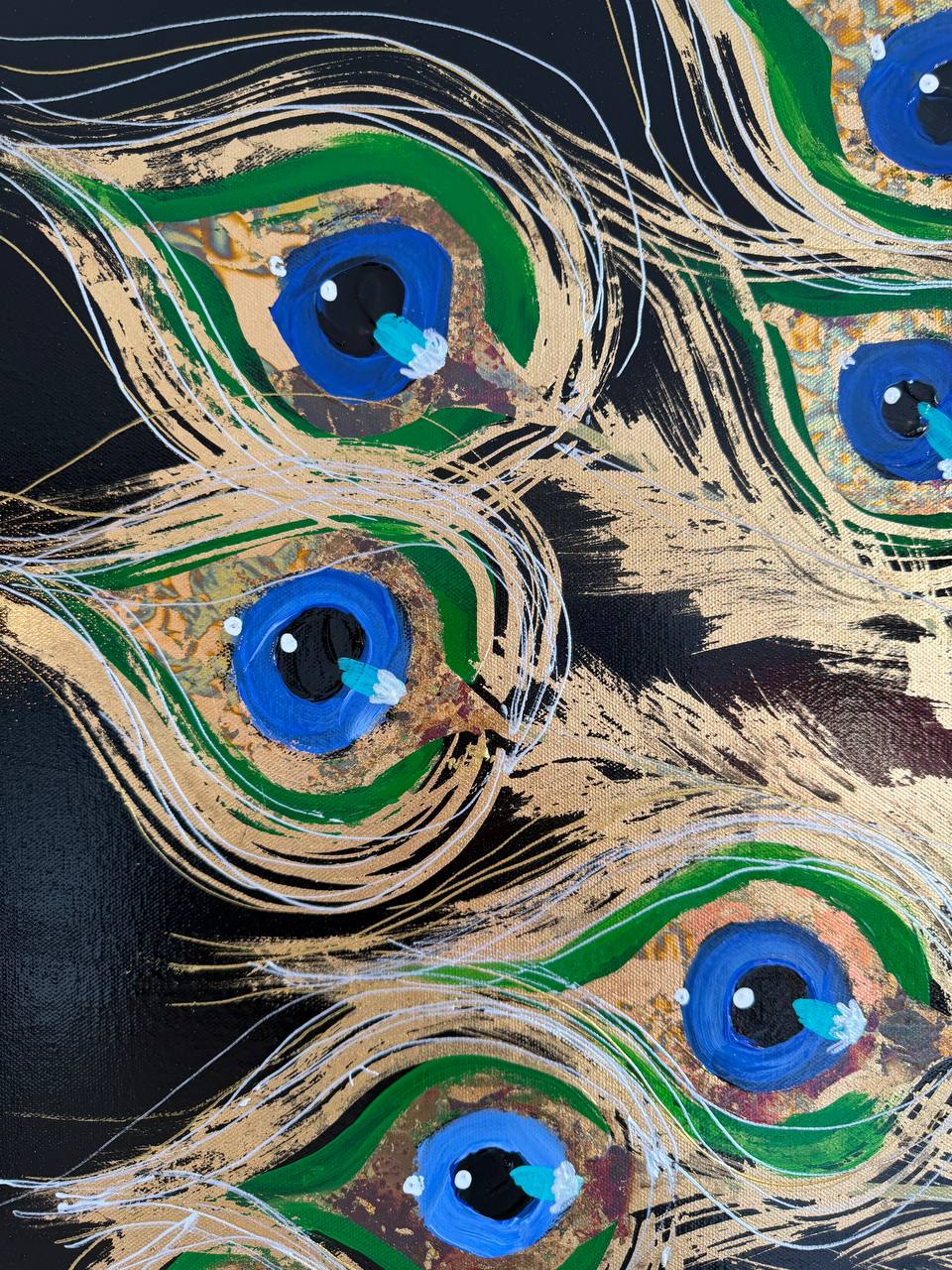 Golden peacock