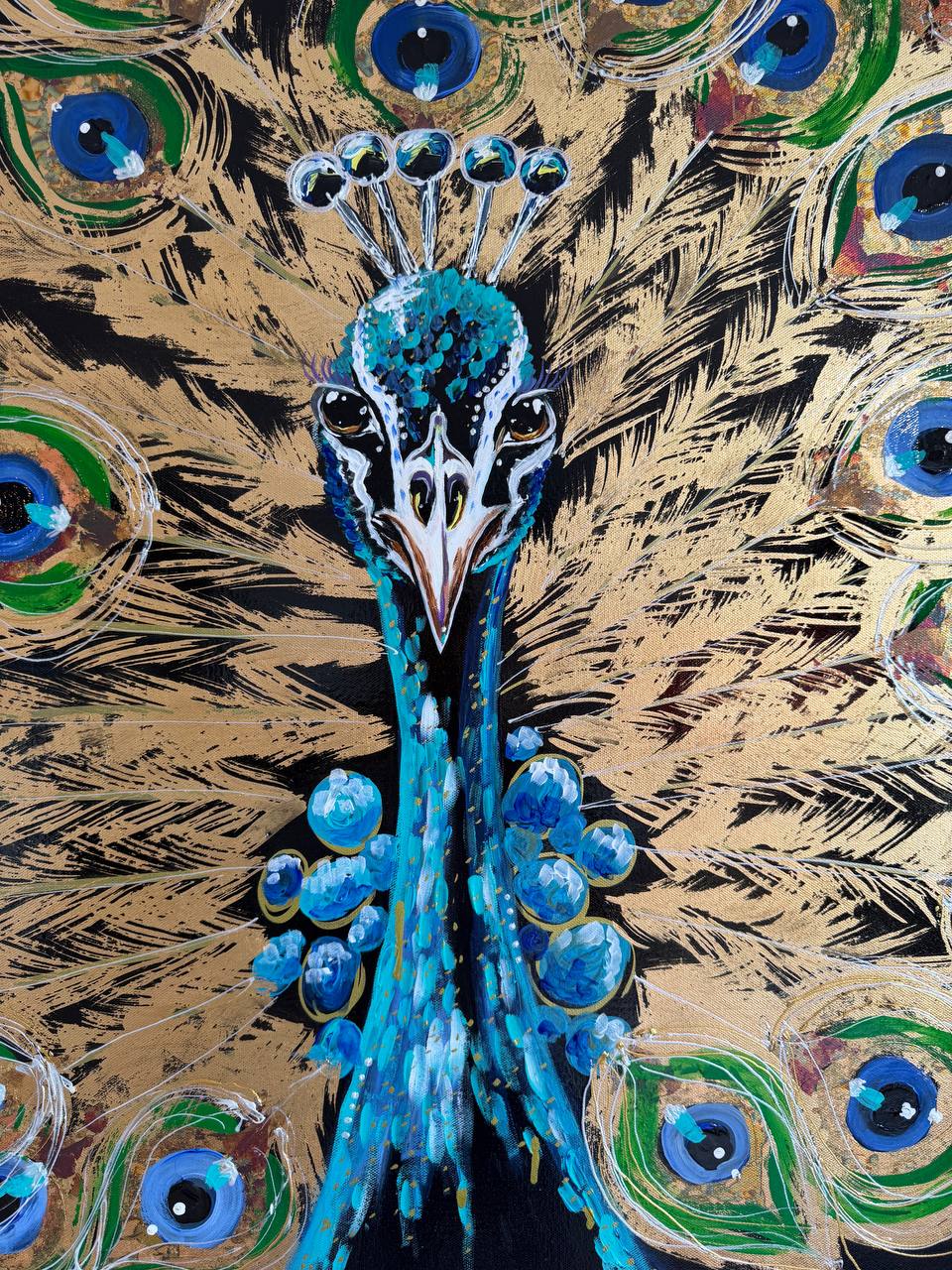 Golden peacock