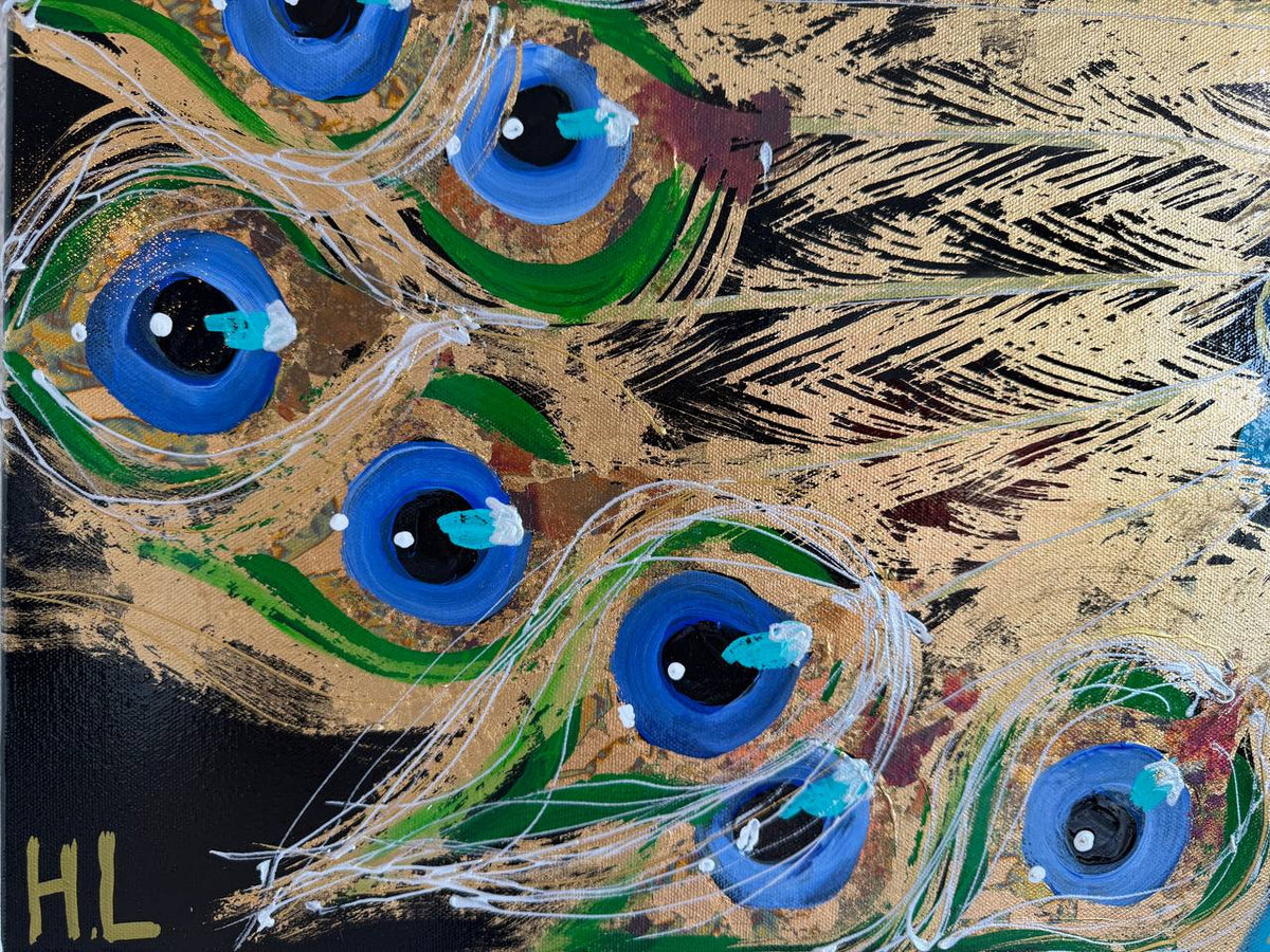 Golden peacock